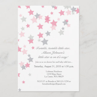 Twinkle Twinkle Little Star Silver Einladung
