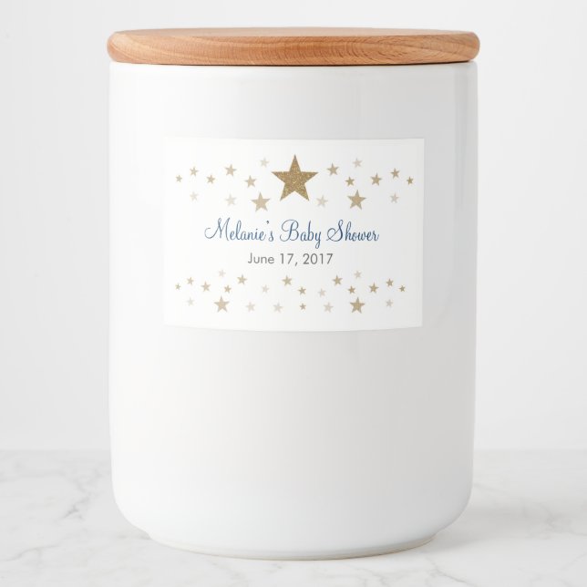 Twinkle Twinkle Little Star Stickers Lebensmitteletikett (Vorderseite)