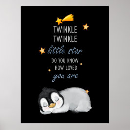 Twinkle, Twinkle Little Star Super Niedlich Pingui Poster