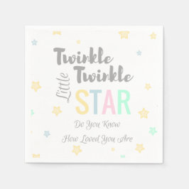 Twinkle Twinkle Little Star Theme - Paper Napkins Serviette