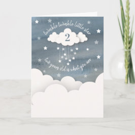 Twinkle Twinkle Little Star Watercolor Geburtstag Einladung