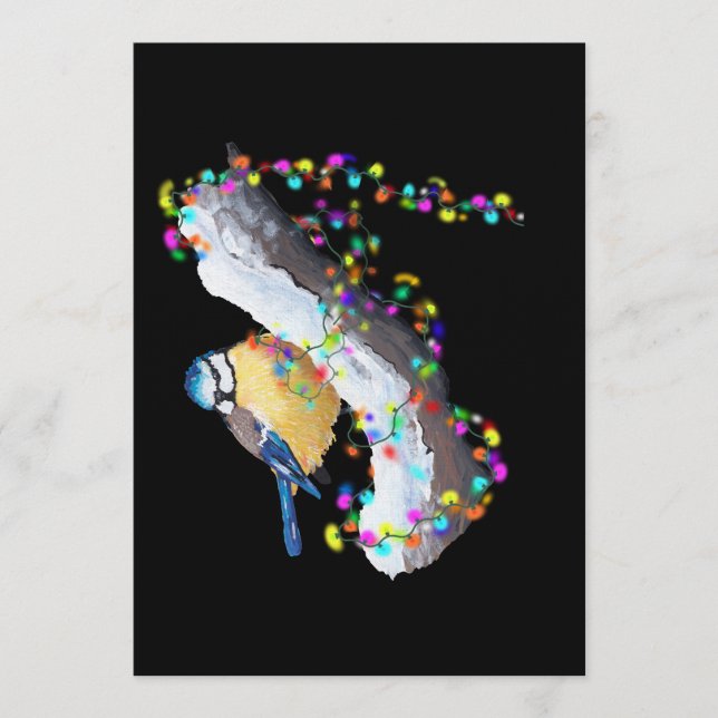 Twinkle Twinkle Little Tit Einladung (Vorderseite)