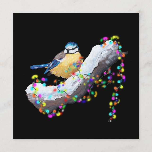 Twinkle Twinkle Little Tit Einladung (Vorderseite)