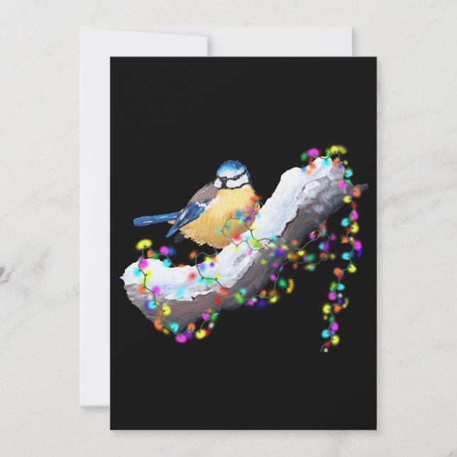 Twinkle Twinkle Little Tit Mitteilungskarte (Vorderseite)