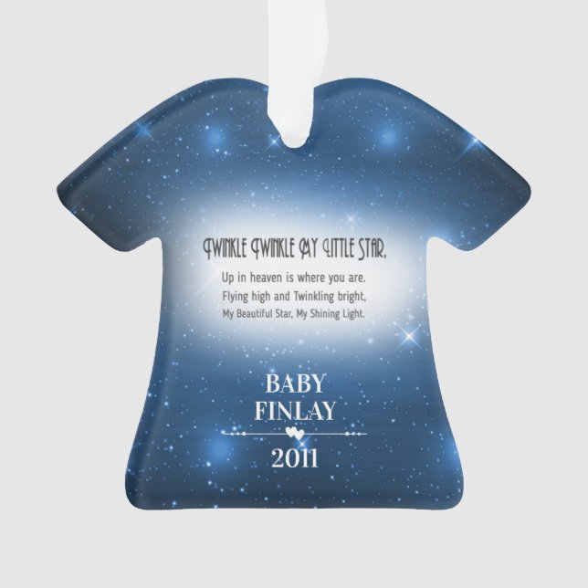Twinkle Twinkle My Little Star Ornament (Vorderseite)
