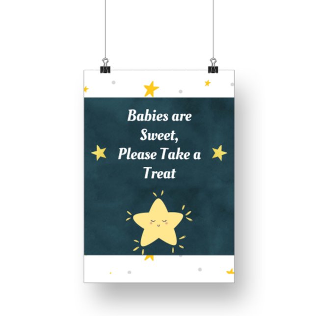 Twinkle Twinkle Star Baby Duschzeichen Poster (Von Creator hochgeladen)