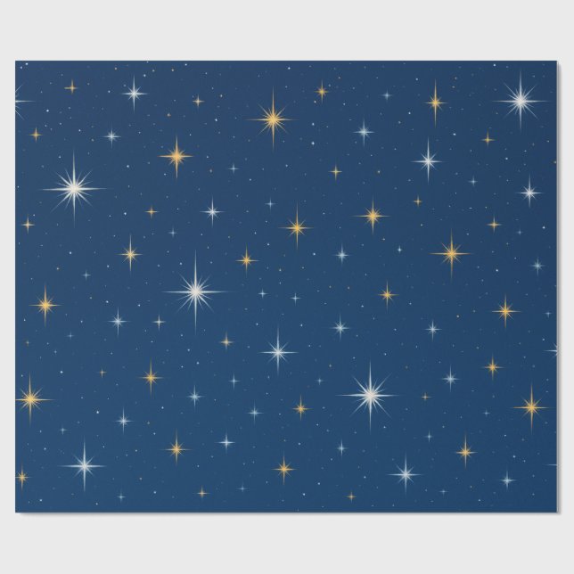 Twinkle twinkle star geschenkpapier (Flach)