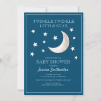 Twinkle Twinkle Stars Moon Baby Boy Baby Dusche