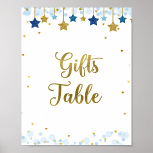 Twinkle Twinkle Wasserfarbe gibt Tafelzeichen Poster