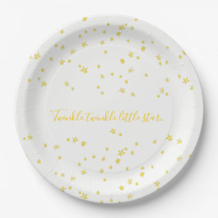 Twinkle wenig Stern-Baby-Duschen-Papier-Teller Pappteller