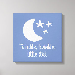 Twinkle winzige kleine Star Kinderzimmer Leinwand 