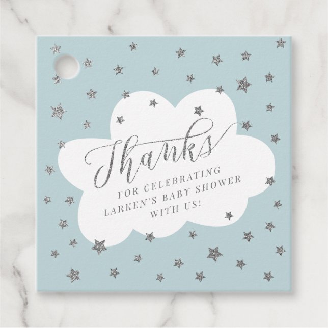 Twinkle winzige kleine Sternendusche Geschenkanhänger (Vorderseite)