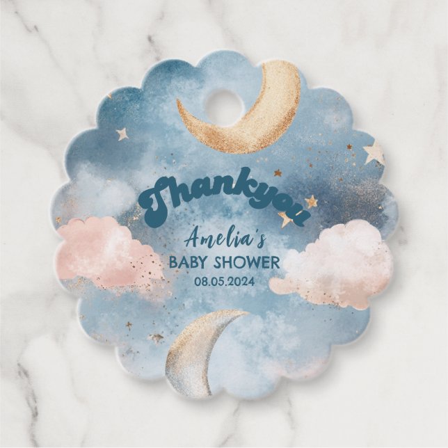 Twinkle winzige Niedliche Kinderdusche Geschenkanhänger (Vorderseite)