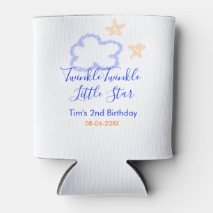 Twinkle winziger kleiner Star Geburtstag lila oran Dosenkühler