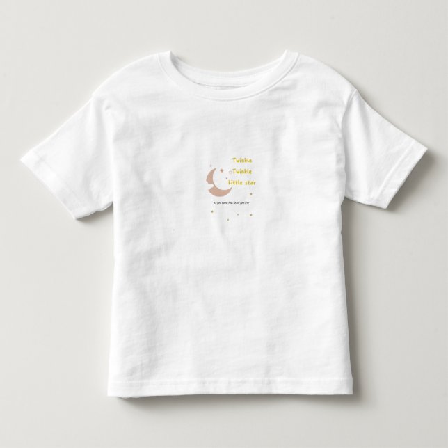 Twinkle winziger Stern Kleinkind T-shirt (Vorderseite)