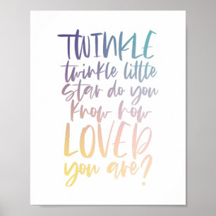 Twinkle winziger Stern Poster