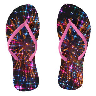 Twinkle-Zehe-Feuerwerk-Erwachsener drehen Flip Flops