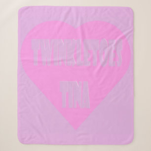 Twinkle Zehen Tina Pink und Lila Pastellfarben Her Sherpadecke