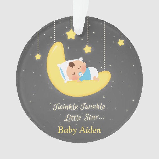 TwinkleTwinkle wenig Stern-Baby-Kinderzimmer-Dekor Ornament (Vorderseite)