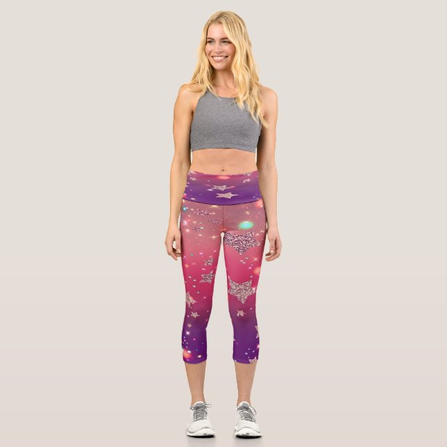 Twinkling Star High Waisted Capris (Vorderseite)
