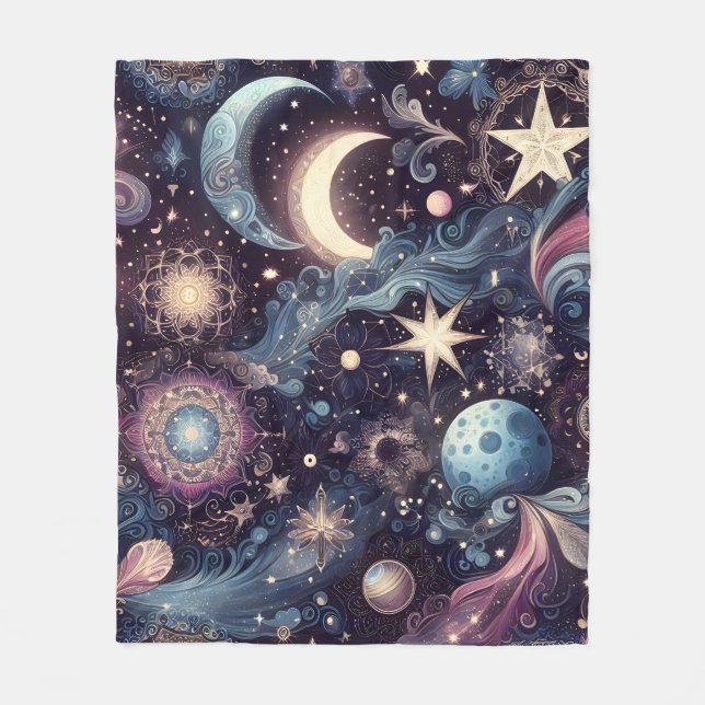 Twinkling Stardust Fleecedecke (Vorderseite)