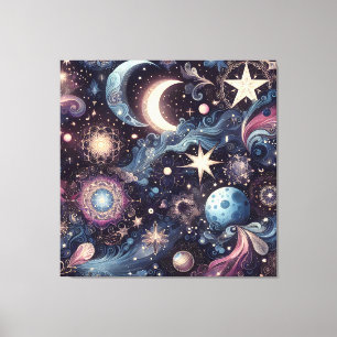 Twinkling Stardust Leinwanddruck