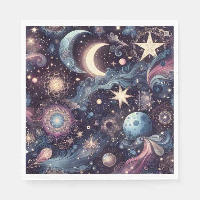Twinkling Stardust Serviette (Vorderseite)