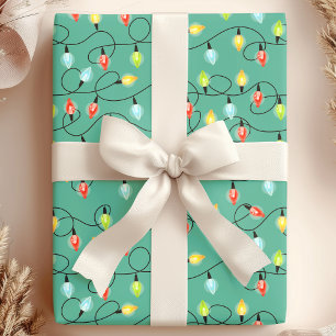 Twinkling Weihnachtslicht Weihnachtsmuster Geschenkpapier