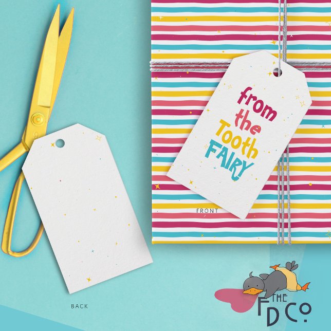 Twinkly "From Tooth Fairy" White Geschenkanhänger (Von Creator hochgeladen)