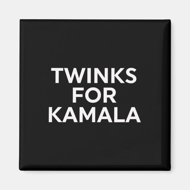 Twinks für Kamala - Harris 2024 Magnet (Vorne)