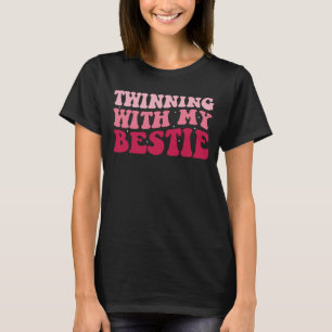 Twinning mit meiner Bestie Funny Matching Twins Da T-Shirt