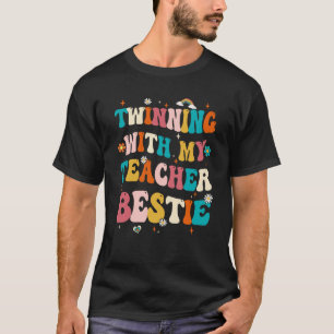 Twinning mit meiner Lehrerin Bestie Twin Day Match T-Shirt
