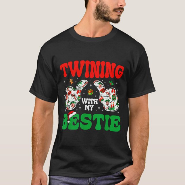 Twinning With My Ie Twins Friends Twin Boys Christ T-Shirt (Vorderseite)
