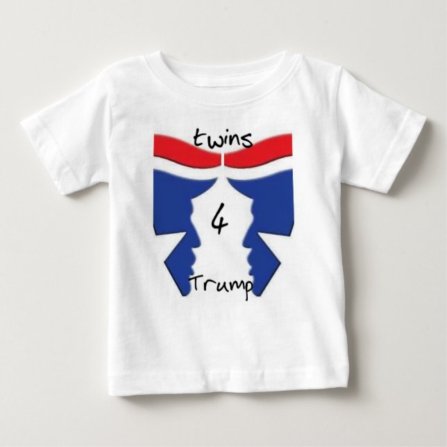 Twins4Trump KinderShirt Baby T-shirt (Vorderseite)