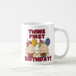 Twins 1. Geburtstag - Girls Tshirts und Geschenke Tasse