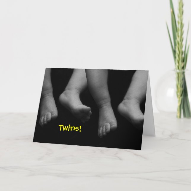 Twins Ankündigung (Vorderseite)