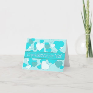 Twins Baby Boy gratuliert Karte