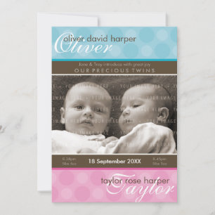 TWINS BABY DANKE: Harmonie 1P Ankündigung