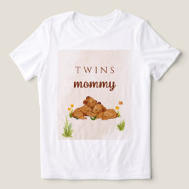 Twins Baby Dusche geschlechtsneutraler Mami-T - Sh Tri-Blend Shirt