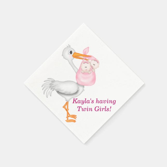 Twins Baby Duschpapier Napkins Serviette (Ecke)