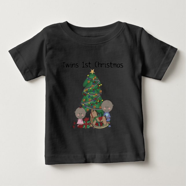 Twins Boy and Girl 1. Baby T-shirt (Vorderseite)