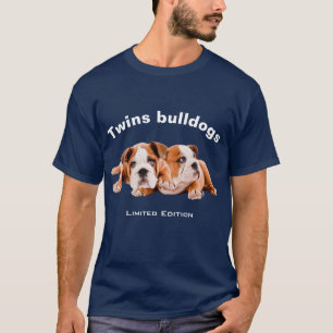 Twins Bulldogs Limited Edition für ihn dunkelblau T-Shirt