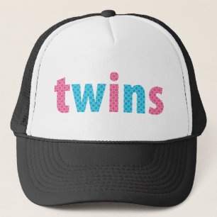 TWINS COLLECTION - gemischt {aqua + pink} Truckerkappe