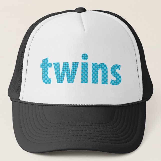 TWINS COLLECTION - Jungen {aqua} Truckerkappe (Vorderseite)