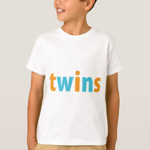 TWINS COLLECTION - Jungen {Orange + aqua} T-Shirt