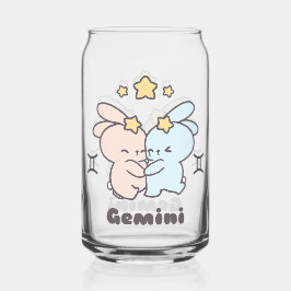 Twins Cuddle - Gemini Zodiac Bunny Hug Dosenglas