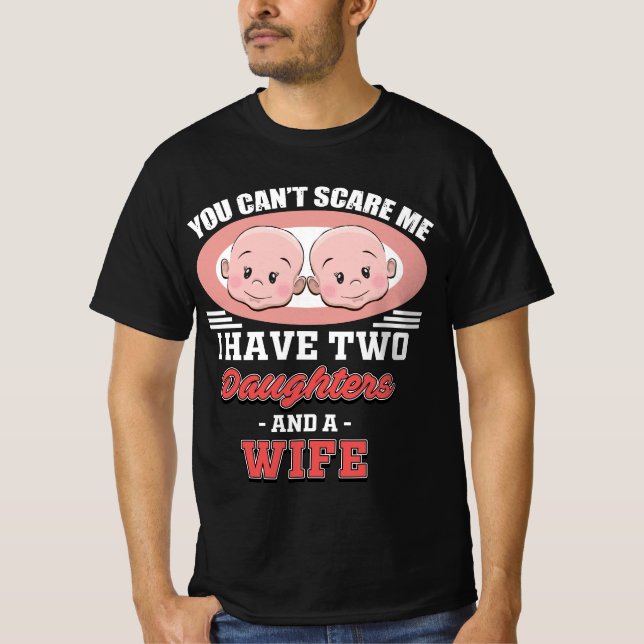 Twins dad T-Shirt (Vorderseite)
