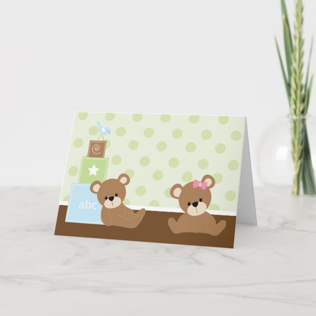 Twins Dankeskarte (Vorderseite)