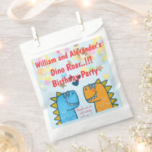 Twins Dino Roar Birthday Party