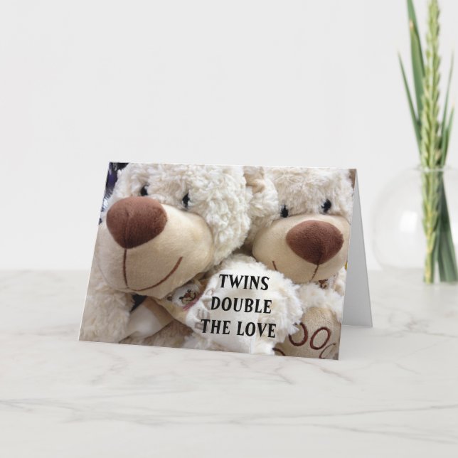 TWINS DOPPELT DIE ERINNERUNGEN/DIE FREUDE KARTE (Vorderseite)